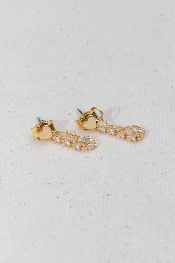 HEART THROB EAR CHAINS